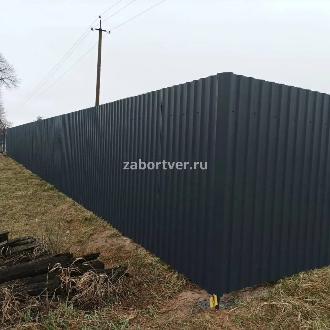 Забор из профнастила в Рамешках